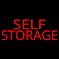 Self Storage Block Neonskylt