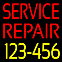 Service Repair With Phone Number Neonskylt