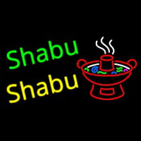 Shabu Shabu Neonskylt