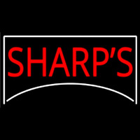 Sharps Neonskylt