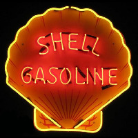 Shell Gasoline Neonskylt