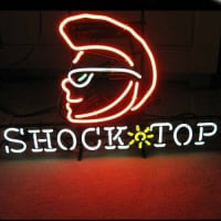 Shock Top Öl Lager Neon Bar Pub Skylt