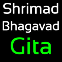 Shrimad Bhagavad Gita Neonskylt
