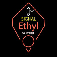 Signal Ethyl Gasoline Neonskylt