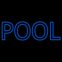 Simple Pool Neonskylt