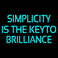 Simplicity Is The Keyto Neonskylt