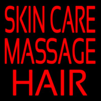Skin Care Massage Hair Neonskylt