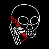Skull Neonskylt