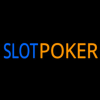 Slot Poker 2 Neonskylt