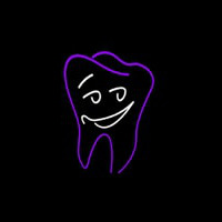 Smiling Dental Logo Neonskylt