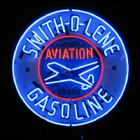 Smitholene Aviation Neonskylt