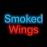 Smoked Wings Neonskylt