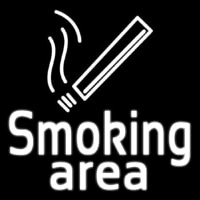 Smoking Area Neonskylt