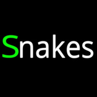 Snakes Neonskylt
