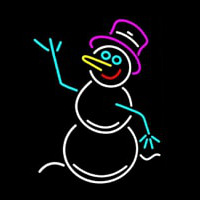 Snowman Neonskylt