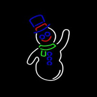 Snowman Neonskylt