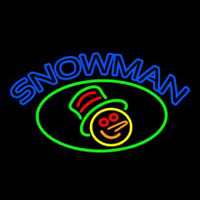 Snowman Neonskylt