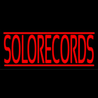 Solo Records Neonskylt