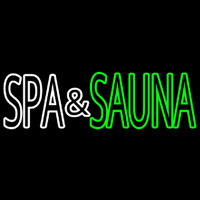 Spa And Sauna Neonskylt