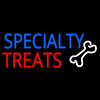 Specialty Treats With Bone Neonskylt