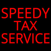 Speedy Ta  Service Neonskylt