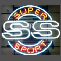 Ss Super Sport Neonskylt