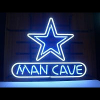 Star MAN CAVE Neonskylt