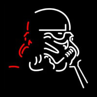 Star Wars Storm Trooper Art Neonskylt
