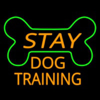 Stay Dog Training Neonskylt