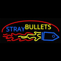 Stray Bullets Neonskylt