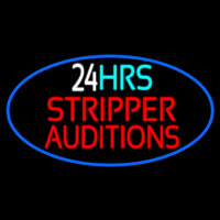 Stripper Auditions 24 Hrs Neonskylt