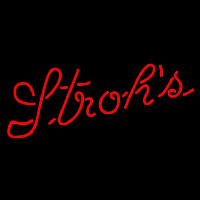 Strohs Red Beer Sign Neonskylt