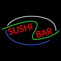Stylish Sushi Bar Neonskylt