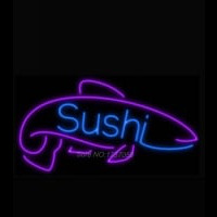 Sushi Fish Neonskylt