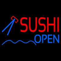 Sushi Open Neonskylt