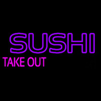 Sushi Take Out Neonskylt