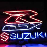 Suzuki Asian Auto Öl Bar Neonskylt