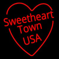 Sweetheart Town Neonskylt