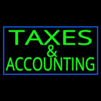 Ta es And Accounting 2 Neonskylt