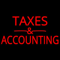 Ta es And Accounting Neonskylt