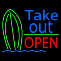 Take Out Bar Open 1 Neonskylt