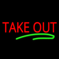 Take Out Neonskylt