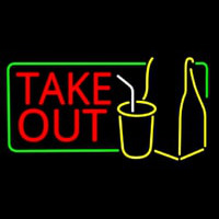 Take Out Neonskylt