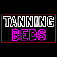Tanning Beds Neonskylt
