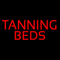 Tanning Beds Neonskylt