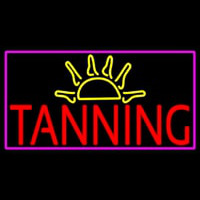 Tanning With Sun Rays Neonskylt