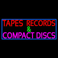 Tapes Cds Disc Neonskylt