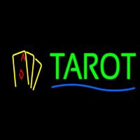 Tarot With Cards Neonskylt