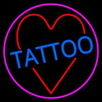 Tattoo Heart Neonskylt