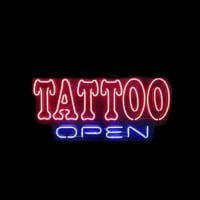 Tattoo Öppet Neonskylt